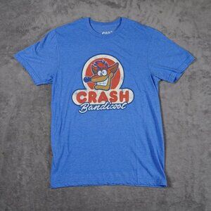 Crash Bandicoot Video Game Novelty Graphic Tee size small Retro Playstation